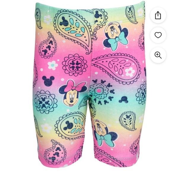 Disney Minnie Mouse Toddler Girls T-Shirt and Shorts Outfit Set! - Picture 4 of 9